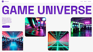  website templates - Arcade Hall (Colorful)