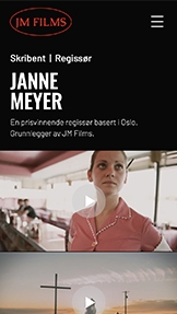 Porteføljer og CV website templates – Regissør