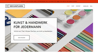 Kunst & Design Website-Vorlagen - Shop für Kunst & Handwerk 
