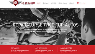 Portfolio & Lebenslauf Website-Vorlagen - KFZ-Werkstatt