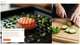 Restaurant website templates - Hibachi Restaurant (Sleek)