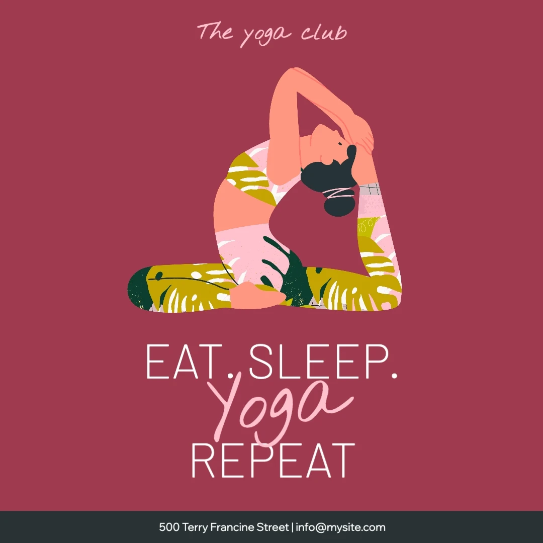 Handmade Illustrative Health & Fitness Instagram Post