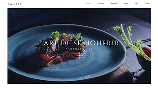 Templates de sites web Portfolio et CV - Photographe culinaire