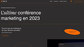 Templates de sites web Conférences et séminaires - Conférence sur le marketing