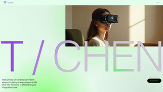 Events website templates - VR Venue (Dreamy)