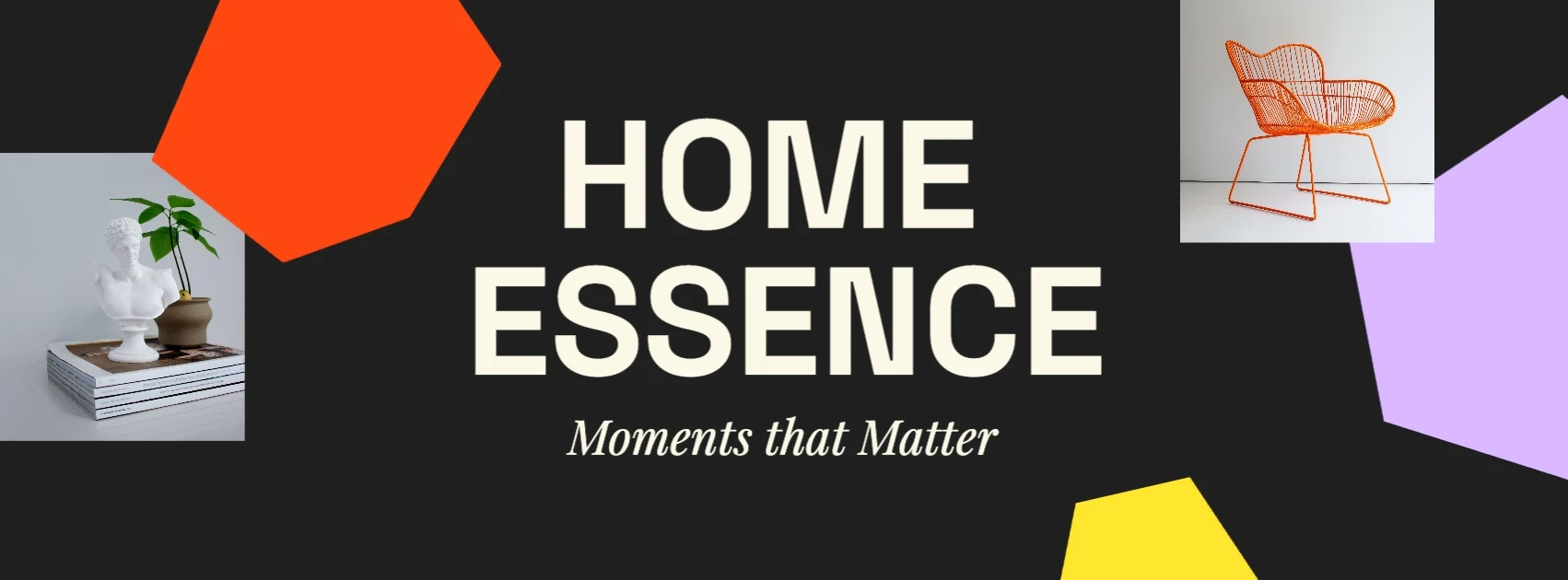 Retro Geometric Home & Lifestyle Facebook Cover