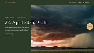 Digitales Lernen Website-Vorlagen - Umwelt-Webinar