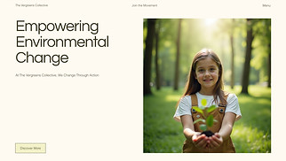 Non-Profit website templates - Environmental Club (Natural)