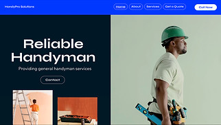  website templates - Handyman (Simple)