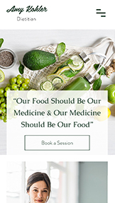 Mẫu trang web Sức khỏe – Chuyên gia dinh dưỡng