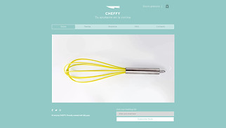 eCommerce plantillas web – Tienda de artículos de cocina