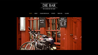 Gastronomie Website-Vorlagen - Bar