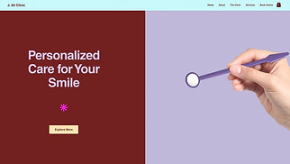 Health website templates - Dental Care Clinic (Fresh)