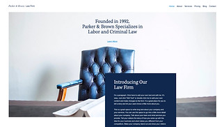 Business website templates - Law Firm