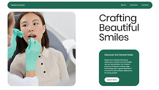  website templates - Dentist (Modern)