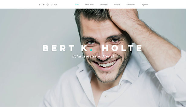 Personliches Website Templates Portfolio Lebenslauf Wix Com