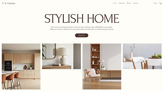 Home & Decor website templates - Online Furniture Store (Fresh)
