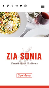 Mẫu trang web Nhà hàng – Nhà hàng Ý