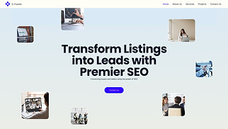 Marketing & Advertising website templates - SEO Agency (Simple)