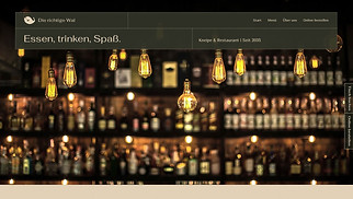 Bar Website-Vorlagen - Kneipe