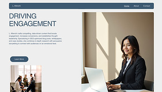 Literary Arts website templates - Content Marketing Writer (Professional)
