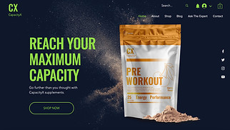 Sports & Fitness website templates - Sporting Goods Store