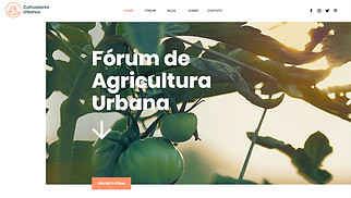 Templates de Comunidades - Blog e Fórum sobre Agricultura Urbana