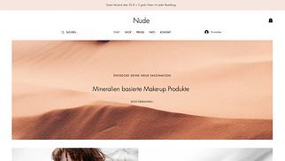 Schönheit & Haare Website-Vorlagen - Shop für Make-up