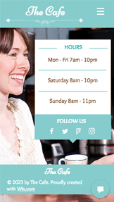 Mẫu trang web Cafe và Bánh – Quán cà phê