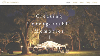 婚禮網站範本- 活動策劃公司