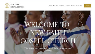  website templates - Church