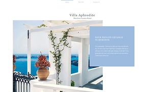 Travel & Tourism website templates - Vacation Rental Company