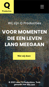 Alle website templates - Evenementenplanning bedrijf 