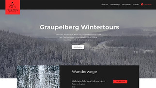 Alle Website-Vorlagen - Anbieter von Abenteuer-Touren 