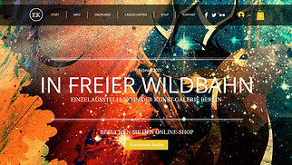 Kunst & Design Website-Vorlagen - Shop für Kunst