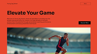 website templates - Sports Trainer (Dynamic)