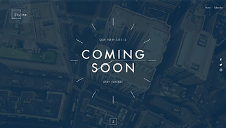 Business website templates - Coming Soon Landing Page