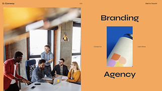 Branding website templates - Branding Agency (Artistic)