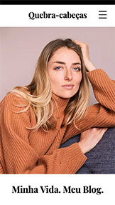 Templates de Blog - Blog Pessoal 