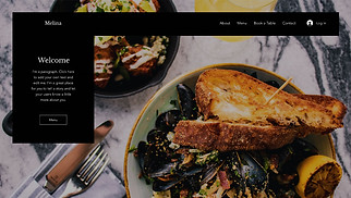 餐廳及食物網站範本- 餐廳