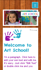 Mẫu trang web Lớp học & Khóa học – Trường nghệ thuật