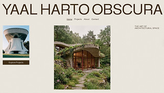 Template siti web Tutto - Architecture Photographer (Monochromatic)