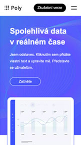 Vše website templates – Cílová stránka aplikace