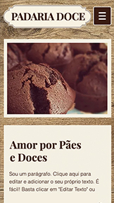 Restaurantes e Comida website templates – Padaria da Cidade