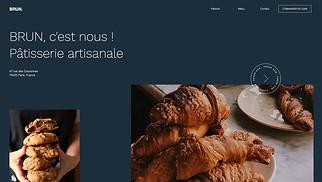 Templates de sites web Nouveaux templates - Boulangerie