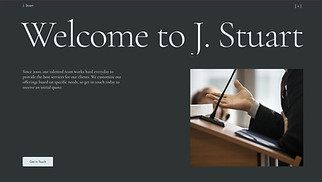 Business website templates - Small Claims Assistance Service (Accessible)