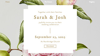 Eventos plantillas web – Invitación de boda