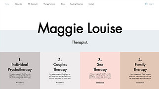  website templates - Therapist