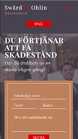 Företag website templates – Advokat