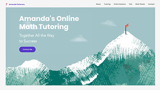 Online Eğitim site şablonları - Özel Öğretmen